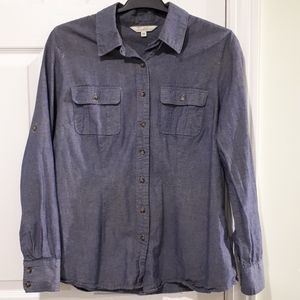 Jean Botton down shirt